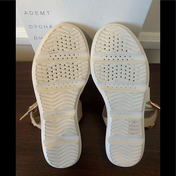 Geox leather piss lightweight waterproof wedge sandal size 10,5 nib - Picture 10 of 10